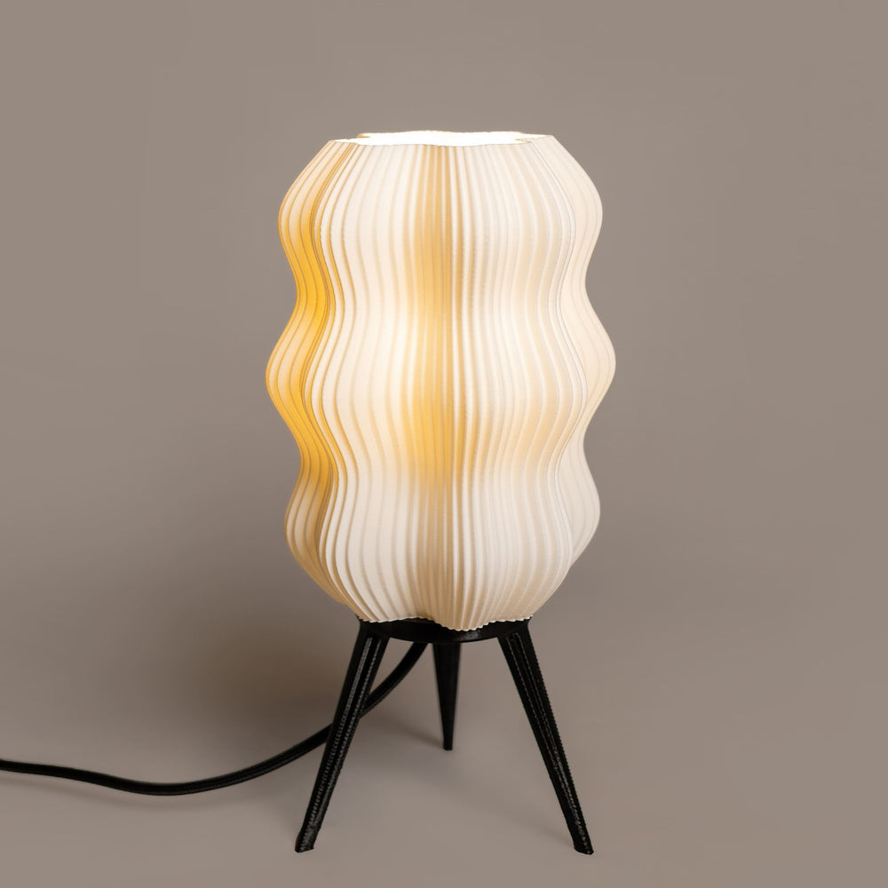 Velvet Table Lamp — White