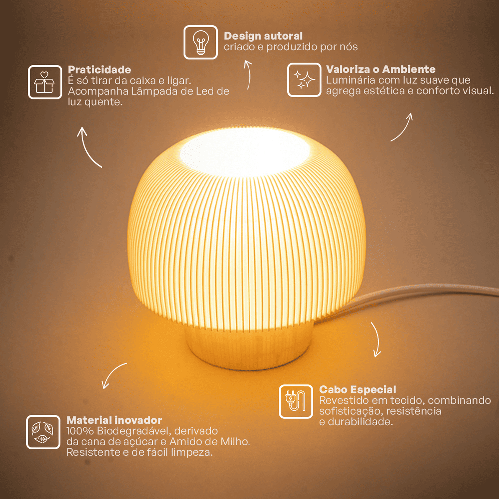 Mushroom Table Lamp