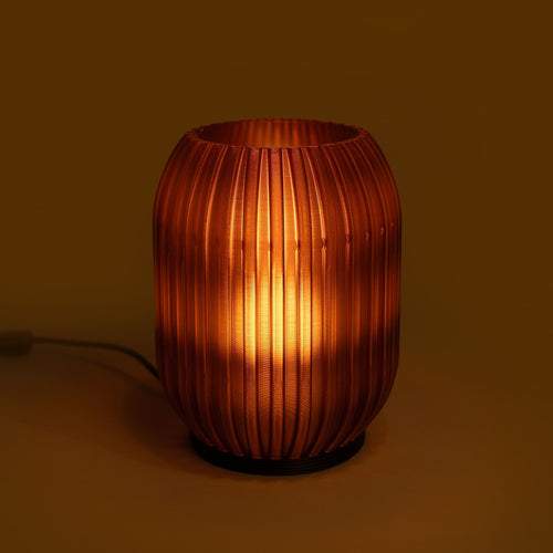 Honeycomb Table Lamp Brown