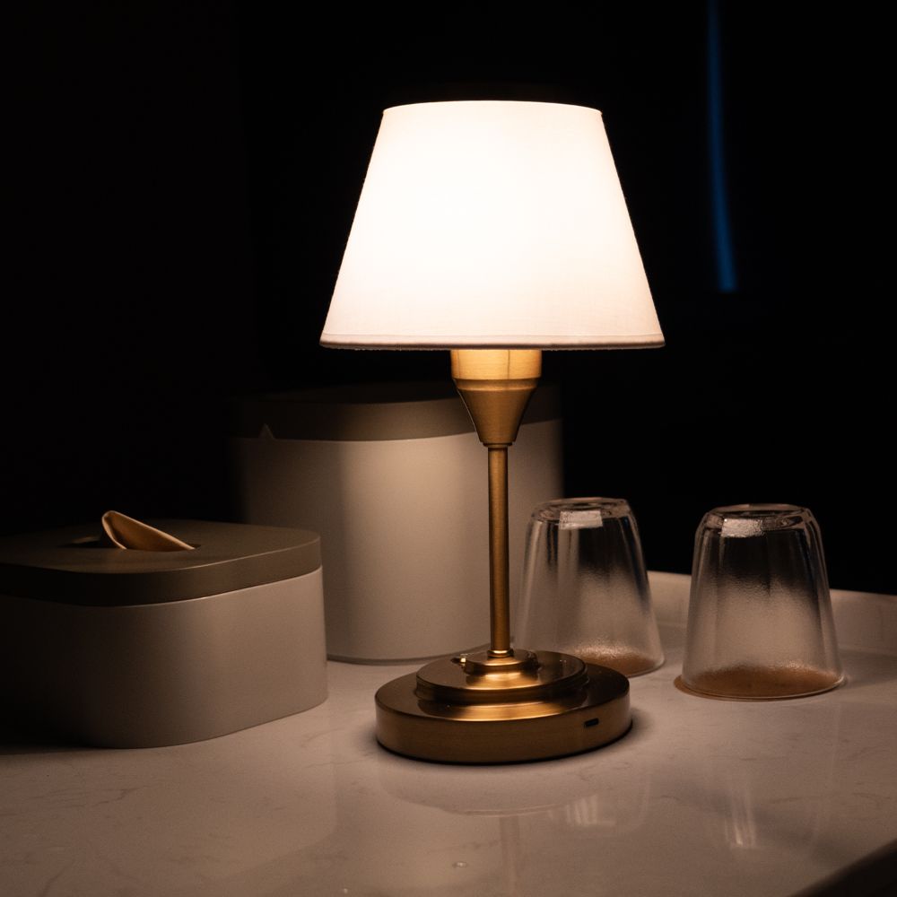 Bulgar Fabric Table Lamp lifestyle