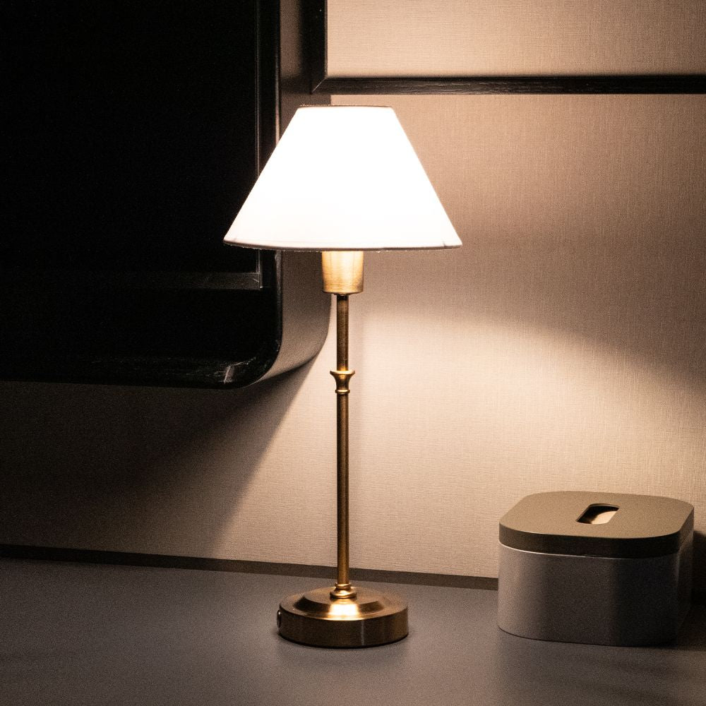 Mira Fabric Table Lamp detail
