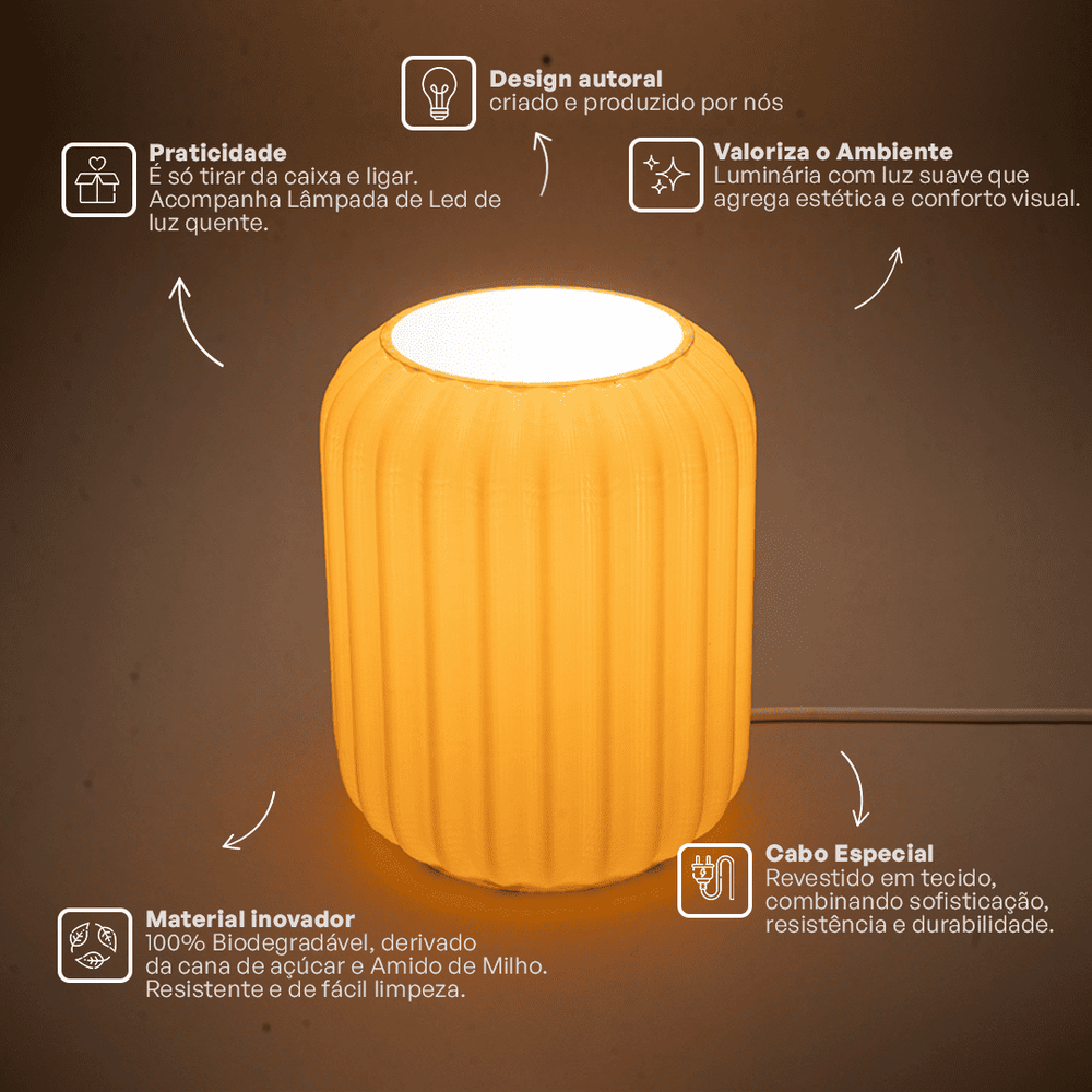 Aurora Table Lamp — White
