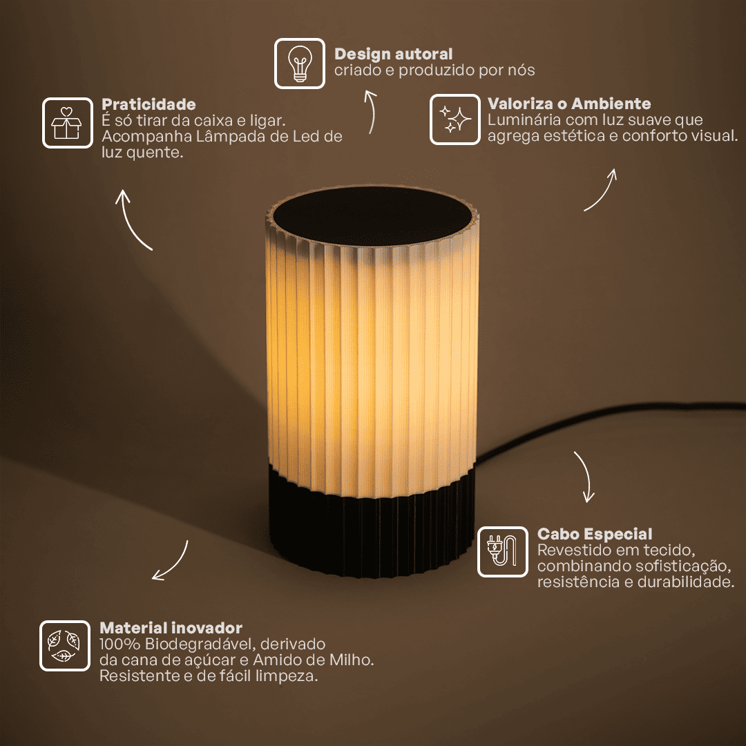 Lantern Table Lamp Tall lit