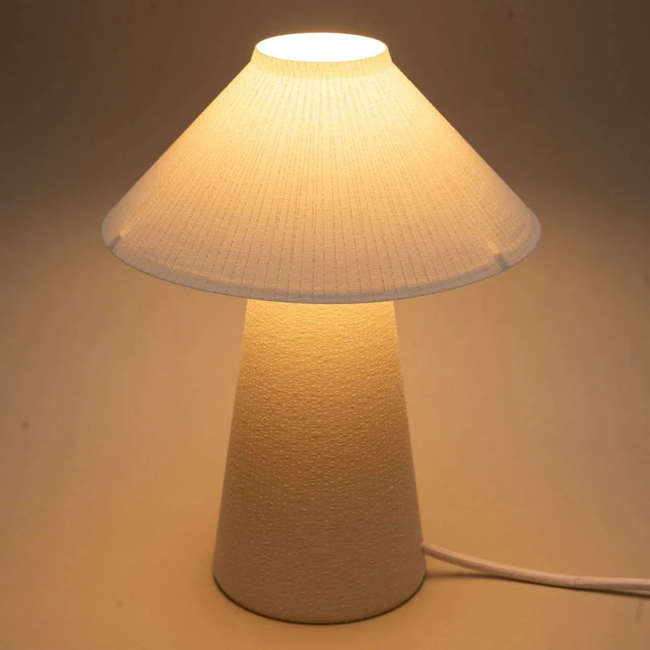Parasol Table Lamp lit