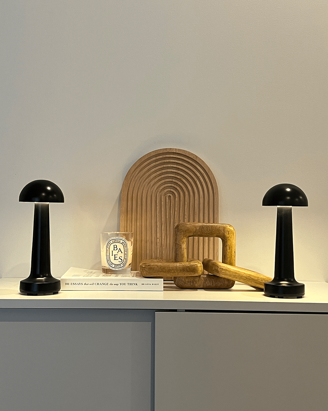 Mantar Table Lamp Black