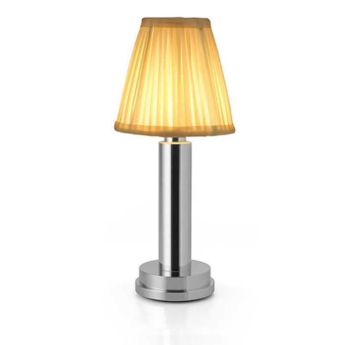 Doku Fabric Table Lamp Silver