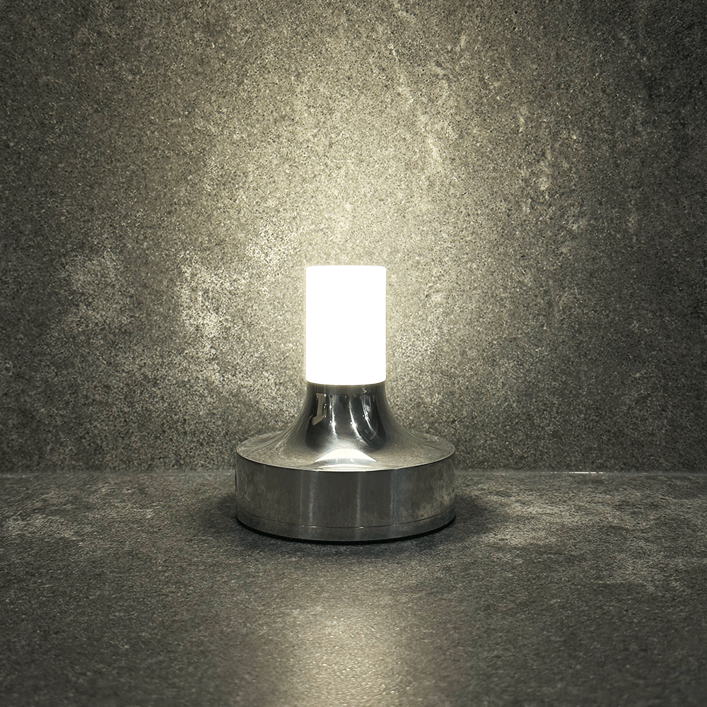 Boru Table Lamp Silver